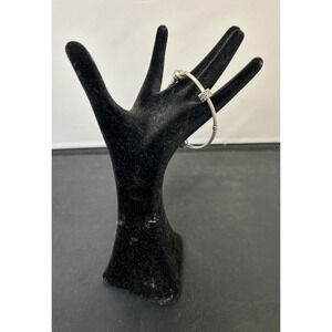 Genuine Silver Pandora Snake Charm Bracelet Abalone hearts Serpentine Scroll FS